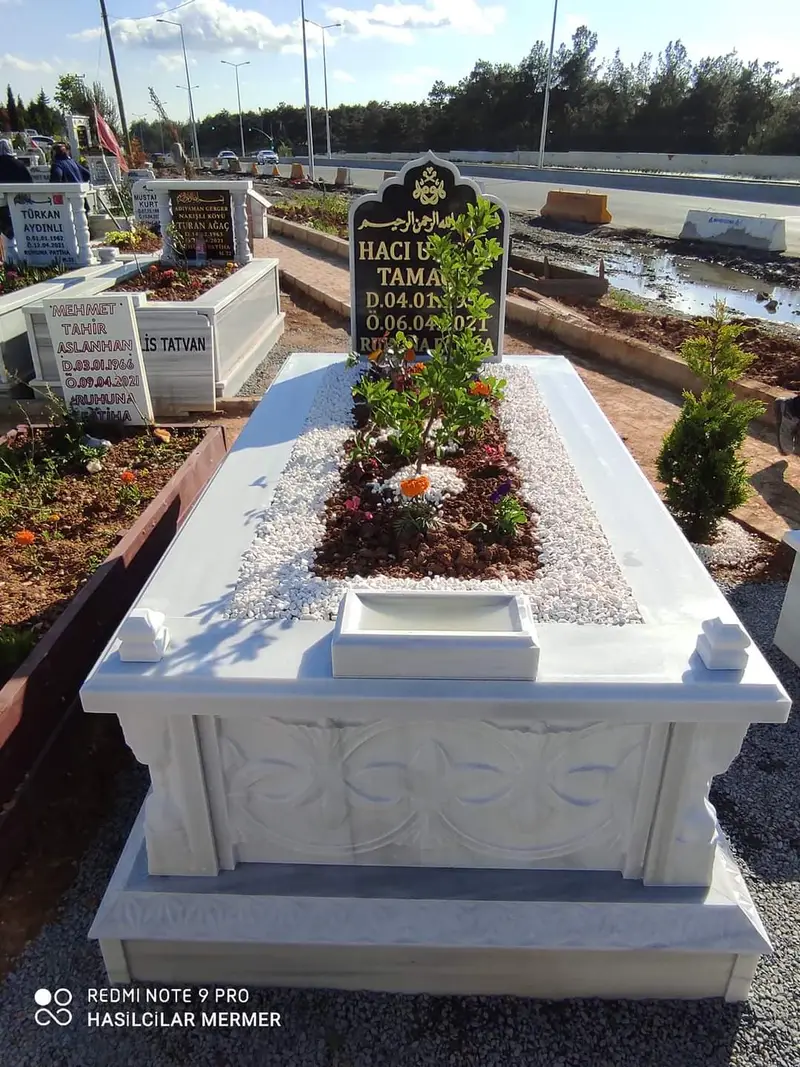 KOD 15 mermer granit mezar modeli - İstanbul KAR Mezarcılık
